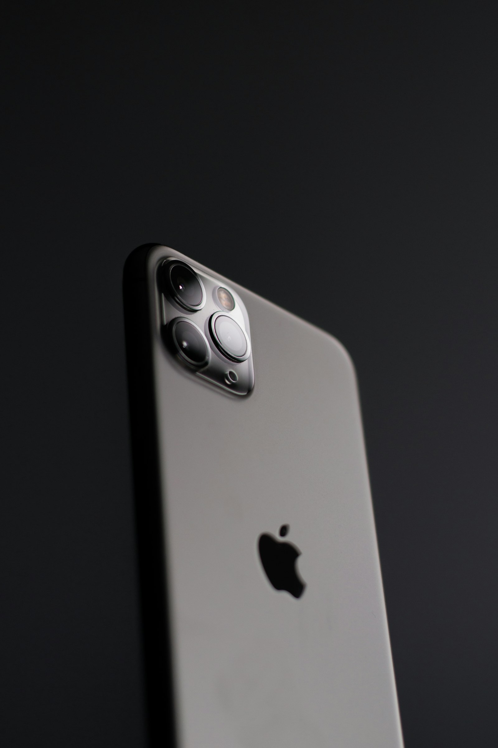 Apple iPhone on a dark background
